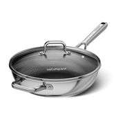 Naturepan 11" Hybrid Stainless Steel Fry Pan With Lid